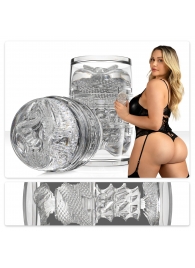 Прозрачный двусторонний мастурбатор Fleshlight Quickshot Mia Malkova - Fleshlight - в Великом Новгороде купить с доставкой