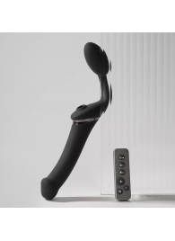 Черный безремневой вибрострапон Strap-On-Me Multi Orgasm Size XL - Strap-on-me купить в Великом Новгороде с доставкой в Orgasmix.ru Черный безремневой вибрострапон Strap-On-Me Multi Orgasm Size XL - Strap-on-me - купить с доставкой в Великом Новгороде