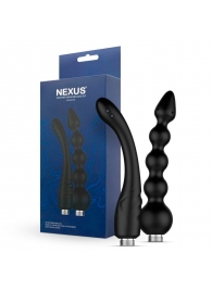 Набор из 2 насадок для анального душа Shower Douche Duo Kit - Nexus Range - купить с доставкой в Великом Новгороде