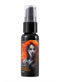 Гель с эффектом вибрации Volcano Of Passion со вкусом вишни - 25 мл. - Erotist Lubricants - купить с доставкой в Великом Новгороде