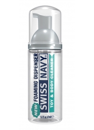 Очищающая пенка для игрушек и тела Toy   Body Cleaner Foamer - 47 мл. - Swiss navy - купить с доставкой в Великом Новгороде