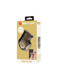 Дымчатая насадка на пенис и мошонку - Baile - в Великом Новгороде купить с доставкой