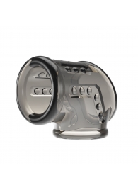 Дымчатая насадка на пенис и мошонку - Baile - в Великом Новгороде купить с доставкой