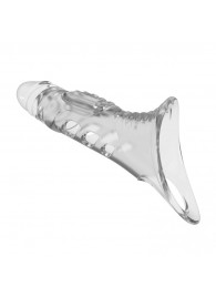 Прозрачная насадка на пенис - 22 см. - Baile - в Великом Новгороде купить с доставкой