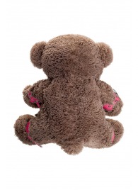 Бондажный набор: бурый мишка с розовыми оковами и наручниками - Pecado - купить с доставкой в Великом Новгороде