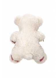 Бондажный набор: белый мишка с розовыми оковами и наручниками - Pecado - купить с доставкой в Великом Новгороде