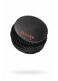 Черная веревка для шибари на катушке - 5 м. - Pecado - купить с доставкой в Великом Новгороде