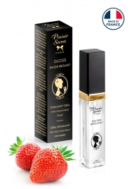 Стимулирующий блеск для губ со вкусом клубники - 7 мл. - Plaisir Secret - купить с доставкой в Великом Новгороде Стимулирующий блеск для губ со вкусом клубники - 7 мл. - Plaisir Secret - купить с доставкой в Великом Новгороде