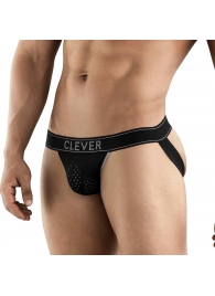 Черные перфорированные трусы-джоки Clever Ambar Jockstrap - Clever Masculine Underwear купить с доставкой Черные перфорированные трусы-джоки Clever Ambar Jockstrap - Clever Masculine Underwear купить с доставкой
