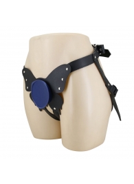 Синие трусики харнесс с платформой Caludio II - Baile купить в Великом Новгороде с доставкой в Orgasmix.ru Синие трусики харнесс с платформой Caludio II - Baile - купить с доставкой в Великом Новгороде