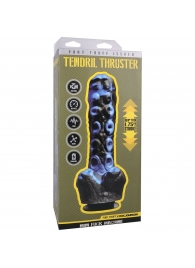 Черно-синяя мини-машина на присоске Tendril Thruster - 21,6 см. - Doc Johnson - купить с доставкой в Великом Новгороде