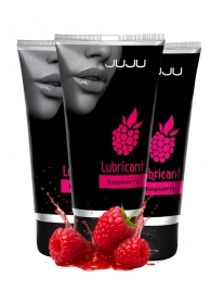 Набор из 3 съедобных лубрикантов JUJU со вкусом малины - JuJu - купить с доставкой в Великом Новгороде Набор из 3 съедобных лубрикантов JUJU со вкусом малины - JuJu - купить с доставкой в Великом Новгороде