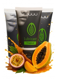 Набор из 3 съедобных лубрикантов JUJU со вкусом тропических фруктов - JuJu - купить с доставкой в Великом Новгороде Набор из 3 съедобных лубрикантов JUJU со вкусом тропических фруктов - JuJu - купить с доставкой в Великом Новгороде