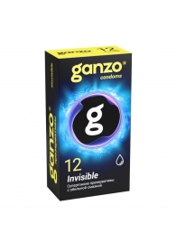Супертонкие презервативы Ganzo Invisible - 12 шт. - Ganzo - купить с доставкой в Великом Новгороде