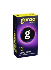 Презервативы с анестетиком для продления удовольствия Ganzo Long Love - 12 шт. - Ganzo - купить с доставкой в Великом Новгороде