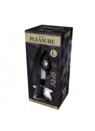 Серебристая анальная втулка с прозрачным кристаллом Mini Metal Butt Plug Size L - 9 см. - Adrien Lastic в Великом Новгороде Серебристая анальная втулка с прозрачным кристаллом Mini Metal Butt Plug Size L - 9 см. - Adrien Lastic