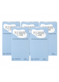 Набор из 5 упаковок ультратонких презервативов Pleasure Lab (по 12 шт.) - Pleasure Lab - купить с доставкой в Великом Новгороде Набор из 5 упаковок ультратонких презервативов Pleasure Lab (по 12 шт.) - Pleasure Lab - купить с доставкой в Великом Новгороде