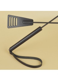 Черный кожаный стек «Сириус» - 60 см. - Sitabella - купить с доставкой в Великом Новгороде