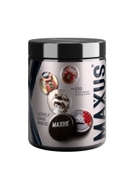 Черные утолщенные презервативы MAXUS Extra Strong с железным кейсом - 15 шт. - Maxus - купить с доставкой в Великом Новгороде