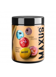 Точечные презервативы MAXUS 2000 Amazing Dots с железным кейсом - 12 шт. - Maxus - купить с доставкой в Великом Новгороде