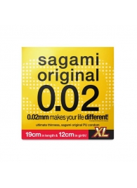 Презерватив увеличенного размера Sagami Original 0.02 XL-size - 1 шт. - Sagami - купить с доставкой в Великом Новгороде Презерватив увеличенного размера Sagami Original 0.02 XL-size - 1 шт. - Sagami - купить с доставкой в Великом Новгороде