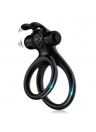 Черное эрекционное виброкольцо с подхватом мошонки Stay Hard - Boys of Toys - в Великом Новгороде купить с доставкой Черное эрекционное виброкольцо с подхватом мошонки Stay Hard - Boys of Toys - в Великом Новгороде купить с доставкой