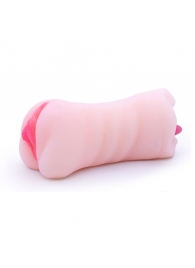 Телесный двусторонний мастурбатор - вагина и ротик - Boys of Toys - в Великом Новгороде купить с доставкой