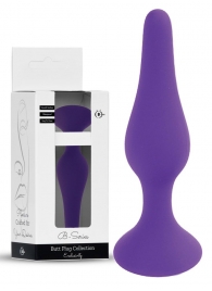 Фиолетовая анальная втулка Silcone Purple Plug Extra Large - 15,5 см. - Boys of Toys в Великом Новгороде Фиолетовая анальная втулка Silcone Purple Plug Extra Large - 15,5 см. - Boys of Toys
