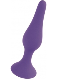 Фиолетовая анальная втулка Silcone Purple Plug Extra Large - 15,5 см. - Boys of Toys в Великом Новгороде Фиолетовая анальная втулка Silcone Purple Plug Extra Large - 15,5 см. - Boys of Toys