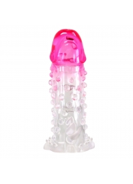 Прозрачно-розовая насадка на пенис Wilford - 13,5 см. - Baile - в Великом Новгороде купить с доставкой Прозрачно-розовая насадка на пенис Wilford - 13,5 см. - Baile - в Великом Новгороде купить с доставкой