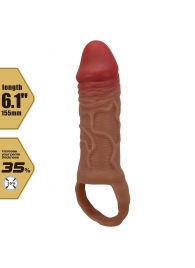 Реалистичная насадка на член Peirre - 15,5 см. - Baile - в Великом Новгороде купить с доставкой Реалистичная насадка на член Peirre - 15,5 см. - Baile - в Великом Новгороде купить с доставкой