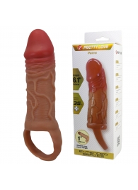 Реалистичная насадка на член Peirre - 15,5 см. - Baile - в Великом Новгороде купить с доставкой Реалистичная насадка на член Peirre - 15,5 см. - Baile - в Великом Новгороде купить с доставкой