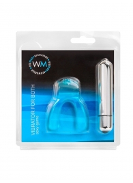 Голубая капа с вибропулей для оральных ласк - Erowoman-Eroman купить в Великом Новгороде с доставкой в Orgasmix.ru Голубая капа с вибропулей для оральных ласк - Erowoman-Eroman