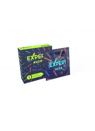 Светящиеся в темноте презервативы Expert Neon - 3 шт. - Expert - купить с доставкой в Великом Новгороде