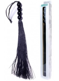 Черная силиконовая плеть - 37 см. - Boys of Toys - купить с доставкой в Великом Новгороде