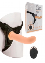 Женский вибрострапон со съемной насадкой и пультом ДУ - Erokay - купить с доставкой в Великом Новгороде