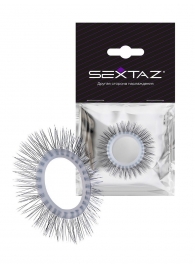 Круглое эрекционное кольцо с «ресничками» - Sextaz - в Великом Новгороде купить с доставкой