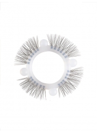 Эластичное кольцо с «ресничками» и 4 шариками - Sextaz - в Великом Новгороде купить с доставкой