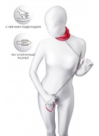 Красный ошейник с подкладкой из меха - ToyFa - купить с доставкой в Великом Новгороде