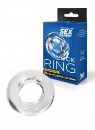 Прозрачное эрекционное кольцо-бублик - Sex Expert - в Великом Новгороде купить с доставкой