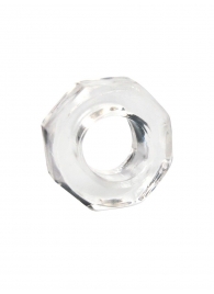 Прозрачное эрекционное кольцо в форме гайки - Sex Expert - в Великом Новгороде купить с доставкой