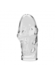 Прозрачная насадка на пенис Booker - 8 см. - Baile - в Великом Новгороде купить с доставкой