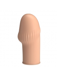 Телесная насадка на пенис Huel - 9 см. - Baile - в Великом Новгороде купить с доставкой