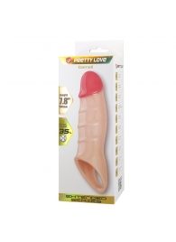 Телесная удлиняющая насадка на пенис Darnel - Baile - в Великом Новгороде купить с доставкой