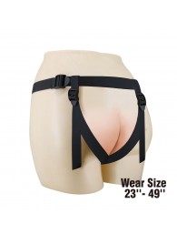 Черные трусики харнесс с платформой Caludio I - Baile - купить с доставкой в Великом Новгороде