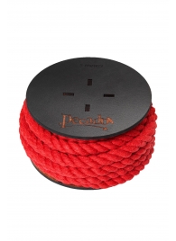 Красная веревка для шибари на катушке - 5 м. - Pecado - купить с доставкой в Великом Новгороде
