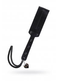 Черный кожаный пэддл - 32 см. - Pecado - купить с доставкой в Великом Новгороде