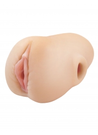 Телесный мастурбатор-вагина Pussy Pounder Squeeze Stroker - Pipedream - в Великом Новгороде купить с доставкой