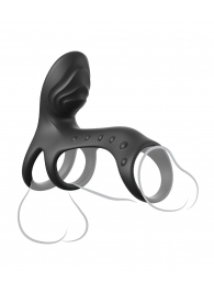 Черная насадка на пенис Ultimate Couples Cage Pro - Pipedream - в Великом Новгороде купить с доставкой