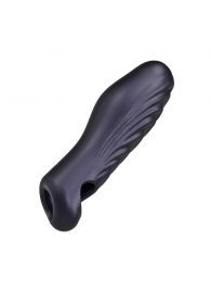 Сливовая силиконовая насадка на пенис с подхватом Manwan Ryzer - Manwan - в Великом Новгороде купить с доставкой